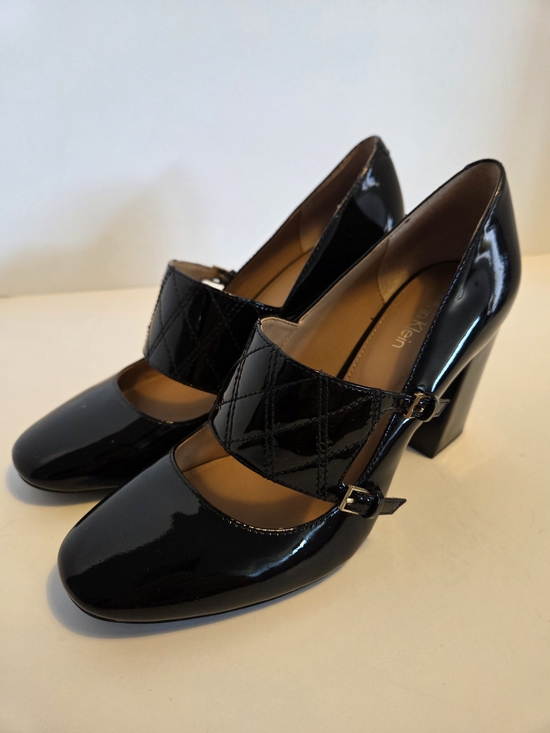 Calvin Klein Shoes - Calvin Klein Casilla Patent Black Pumps Size 7.5M